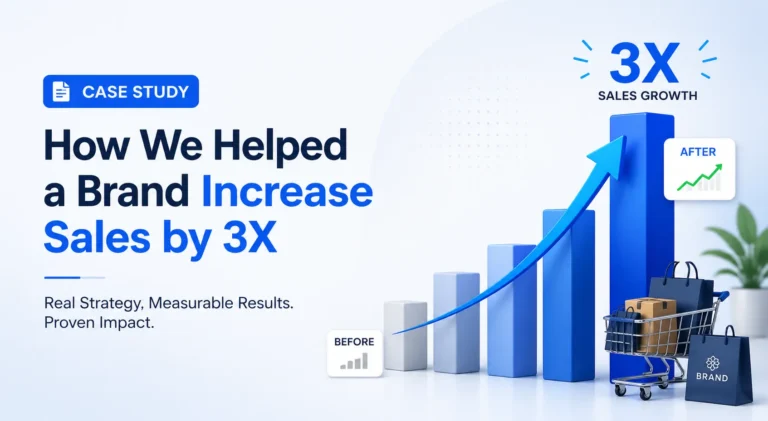 Case Study: How We Helped a Brand Increase Sales by 3X