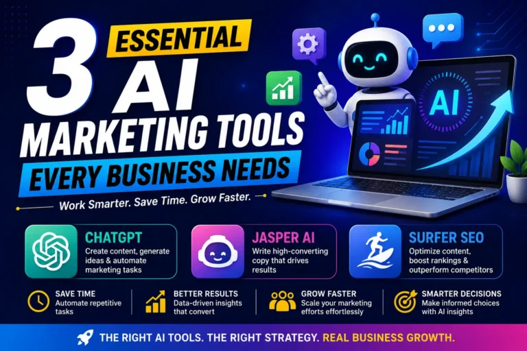 3 Essential AI Marketing Tools Every Business Needs in 2026