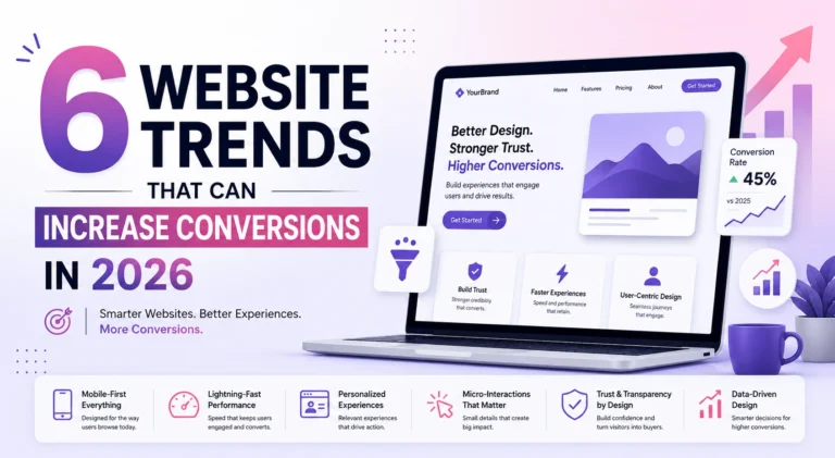 6 Website Trends That Can Increase Conversions in 2026